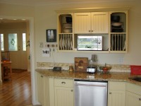 Custom Style Cabinets with Plate Racks