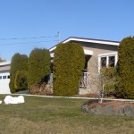 Painted exterior window trim