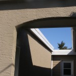 megan-and-davids-house-3 Painted exterior archway